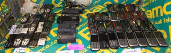 Mobile Phones - Nokia, Siemens, Sony, LG, Motorola - AS SPARES - NOT COMPLETE MISSING BACK