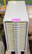 Card Index Cabinet 270 x 525 x 610mm.