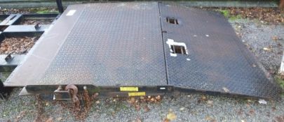 2x Folding Ramps L1990 x W2530 x H130mm - £5+ Vat Loading Charge Applied to this Lot