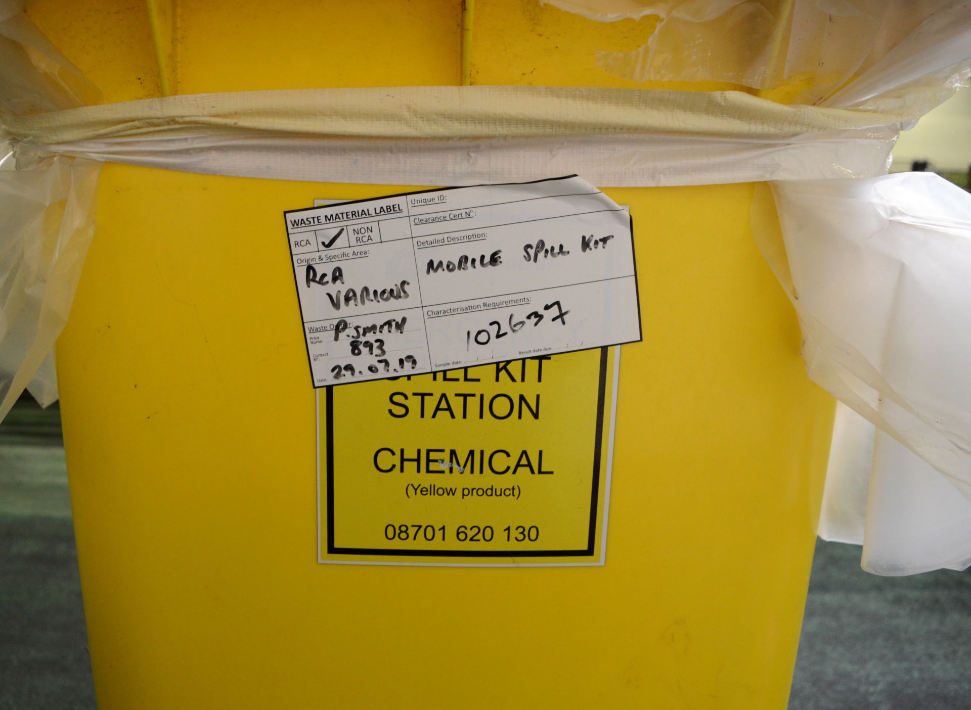 Spill Kit in Wheeled Bin. - Image 2 of 2