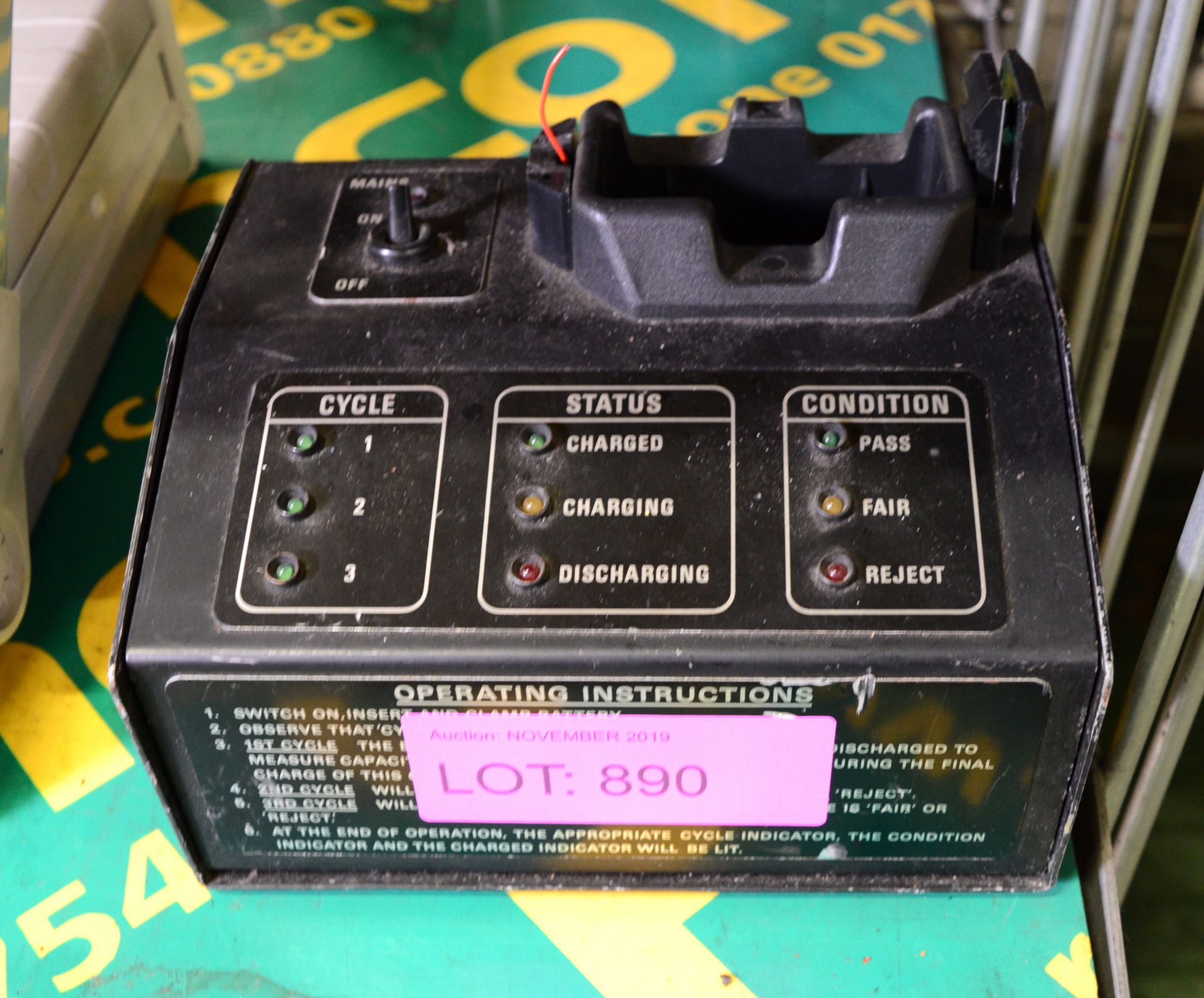 Cougar Battery Charger - Top missing.