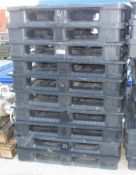 10x Plastic Pallets