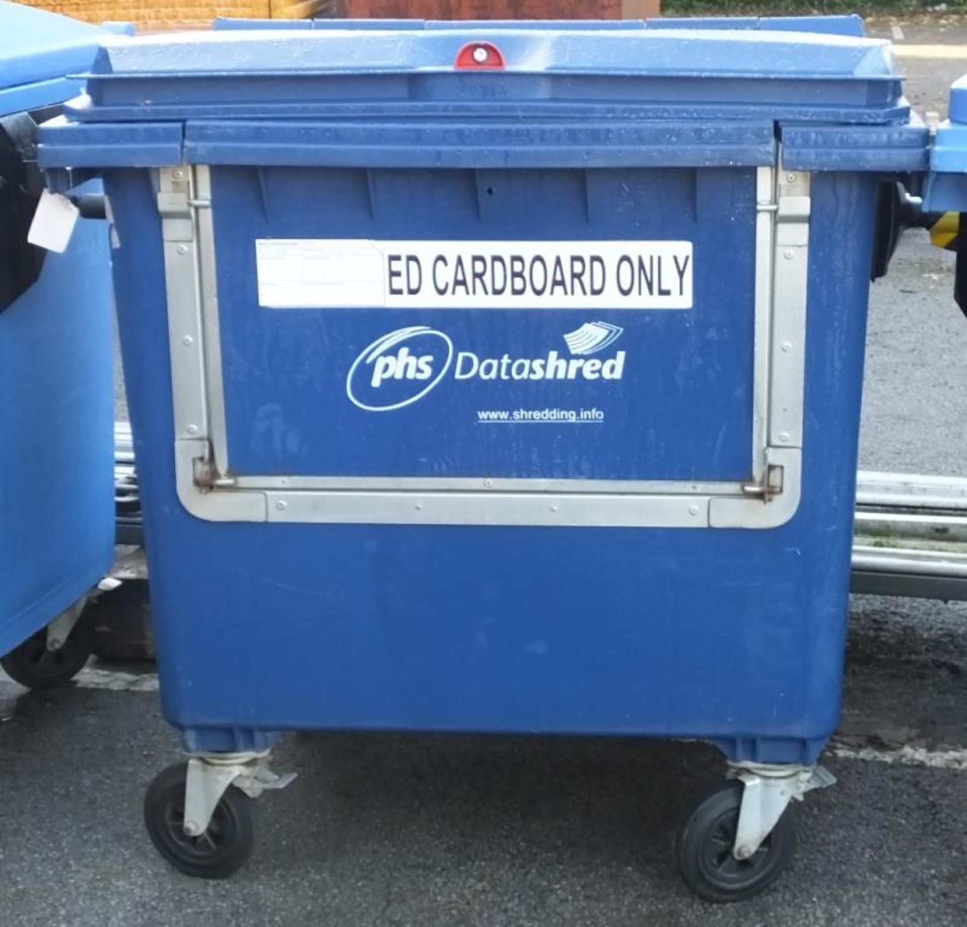 Mobile Rubbish Wheelie Bin Large Blue