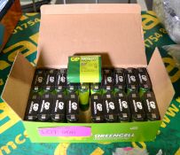 Box of 20x Greencell 4.5V Batteries.
