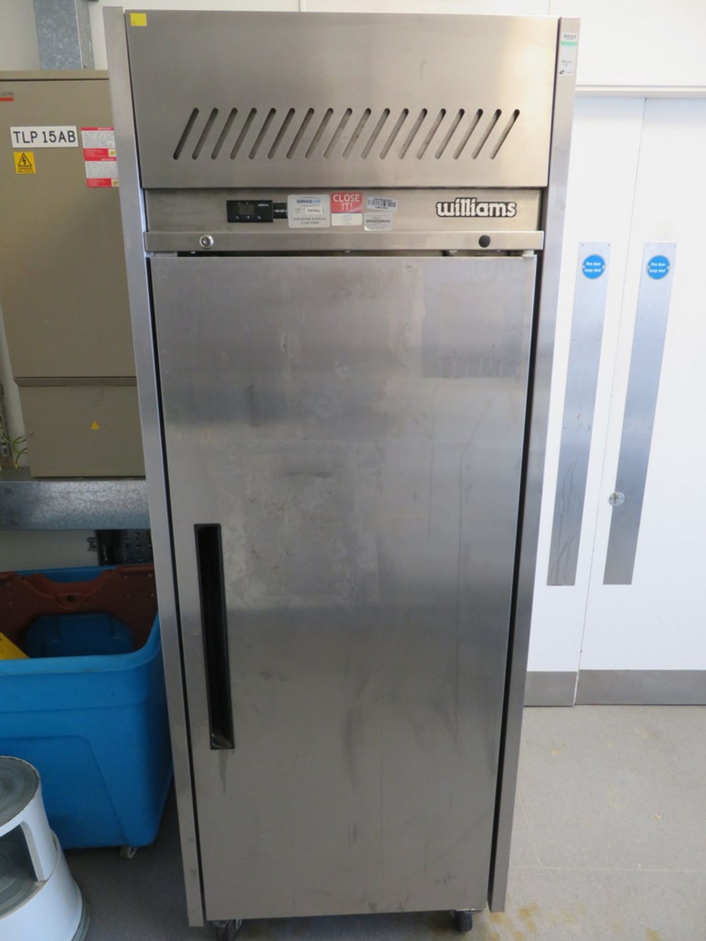 WILLIAMS MODEL LJ1SA STAINLESS STEEL SINGLE DOOR FREEZER