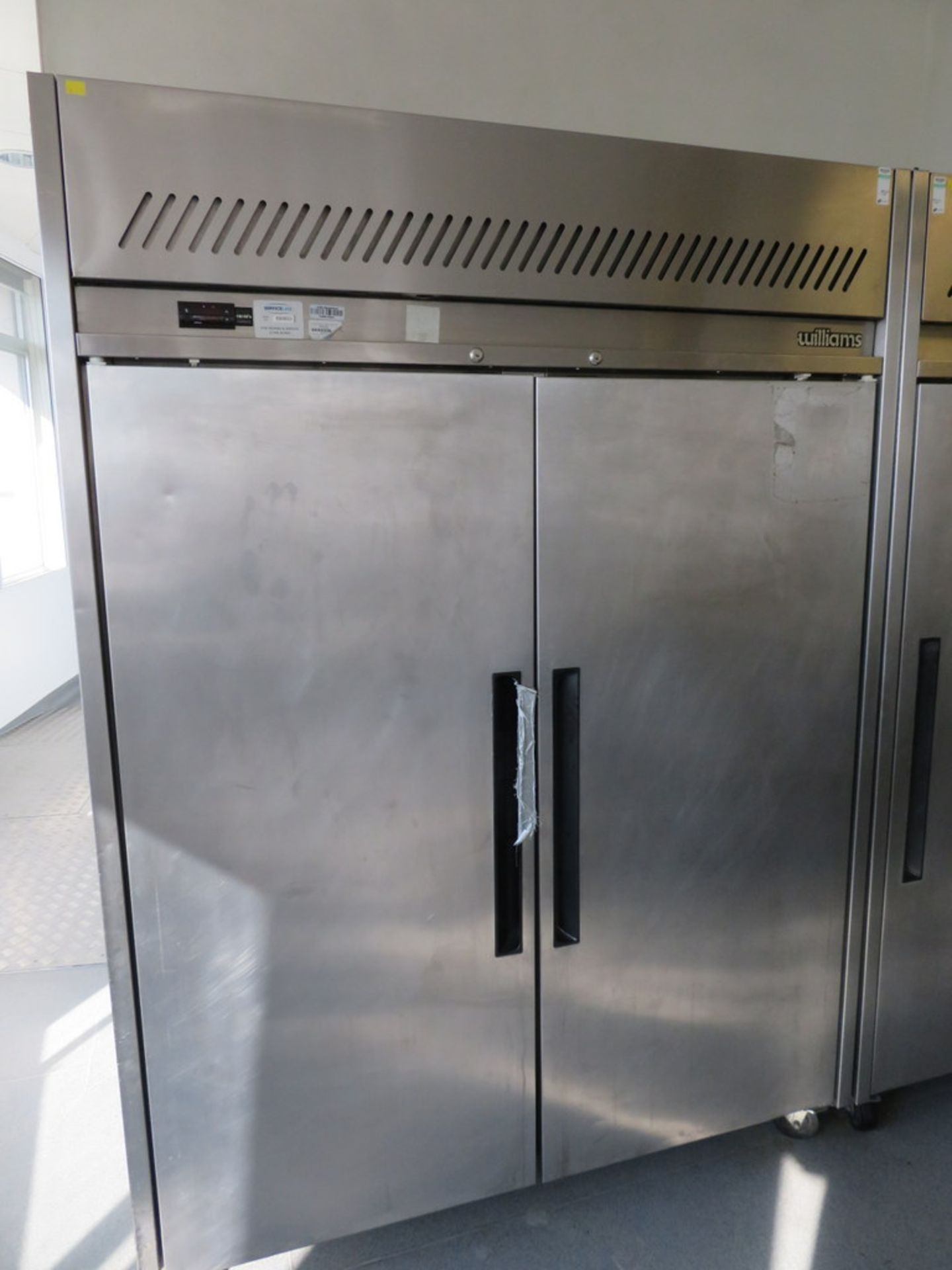 WILLIAMS MODEL LJ2SA STAINLESS STEEL DOUBLE DOOR FREEZER