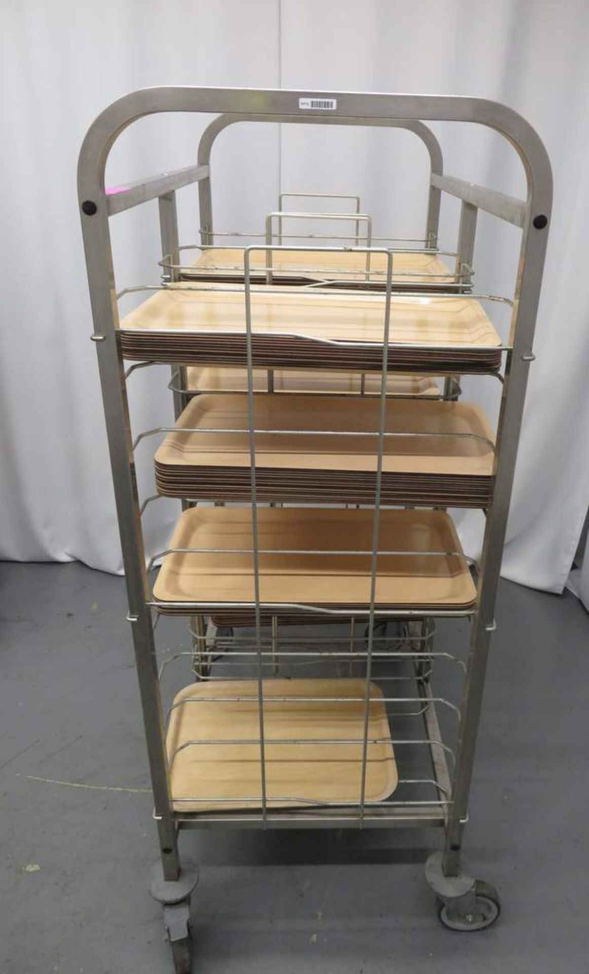 Mobile Double Tray Rack. Dimensions: 860x550x1450mm (LxWxH) - Image 4 of 4