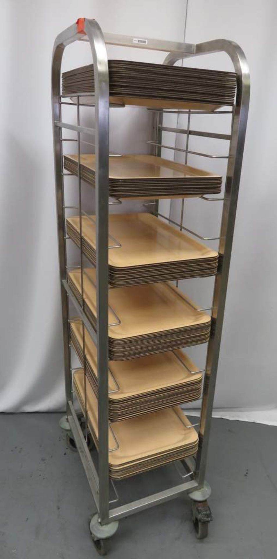 Single Tray Rack Mobile With Trays L380xW540xH1600mm (LxWxH)