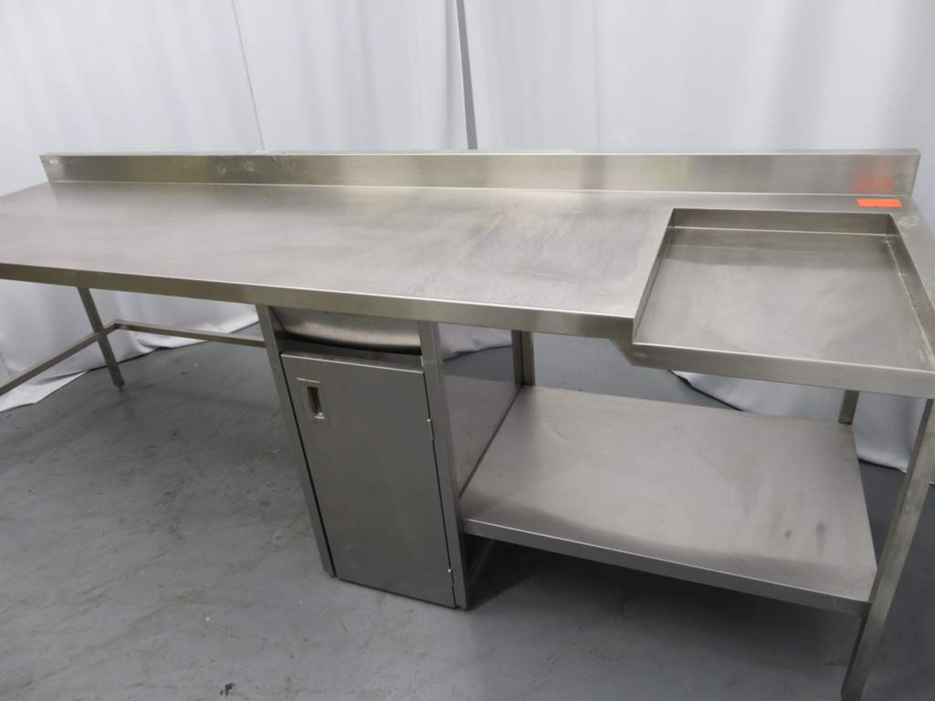 Stainless Steel Multi Purpose Prep Worktable. Dimensions: 2900x800x1200mm (LxWxH) - Image 4 of 7