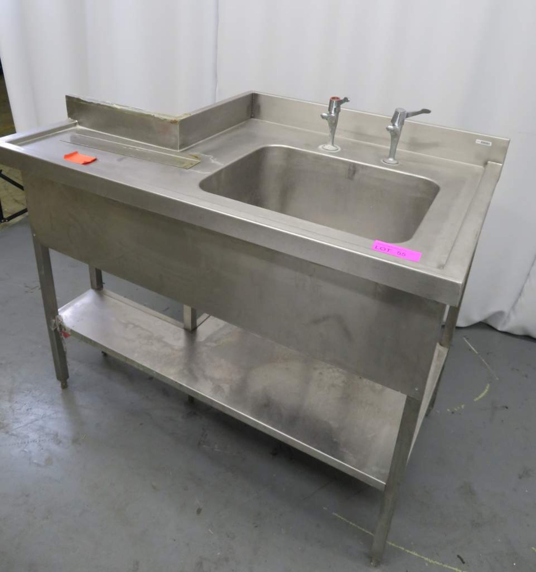 Stainless Steel Single Sink. Dimensions: 1200x700x990mm (LxWxH) - Image 3 of 5