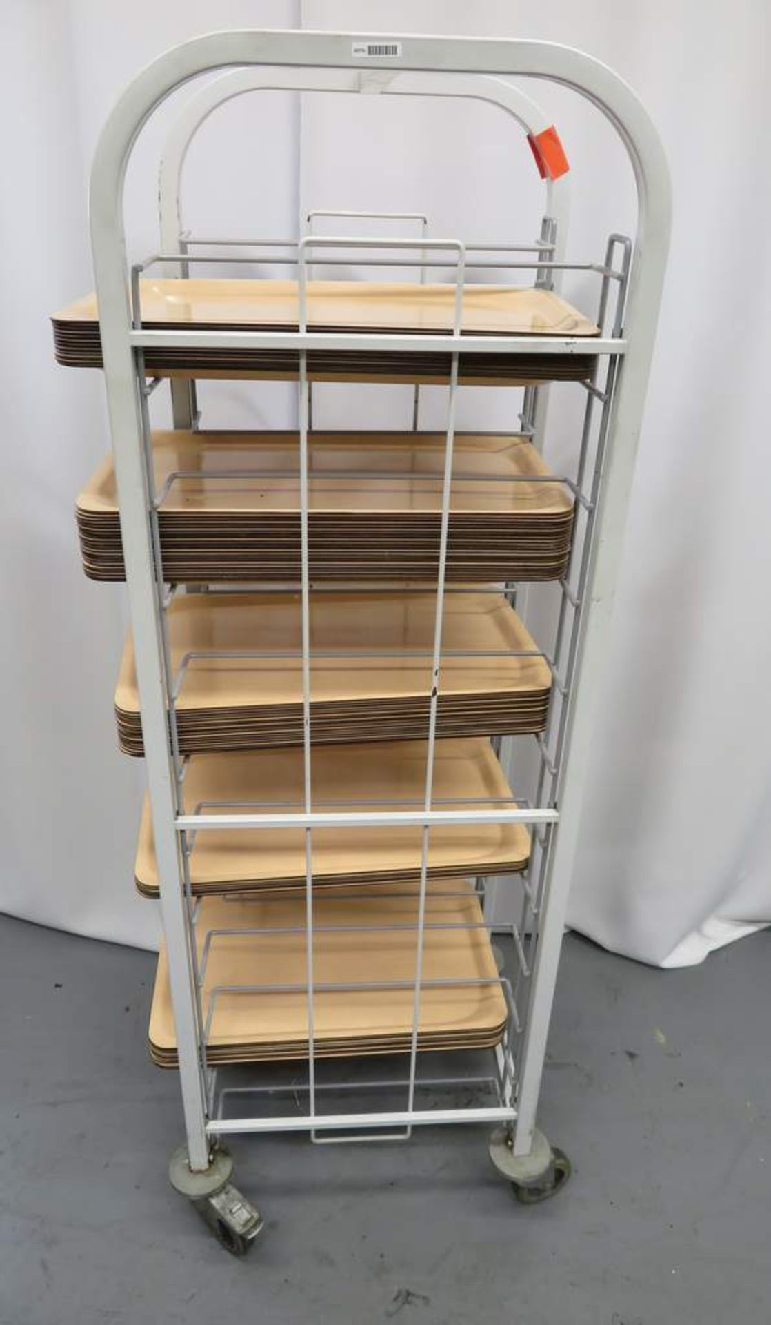 Mobile Single Tray Rack. Dimensions: 420x500x1570mm (LxWxH) - Image 3 of 3