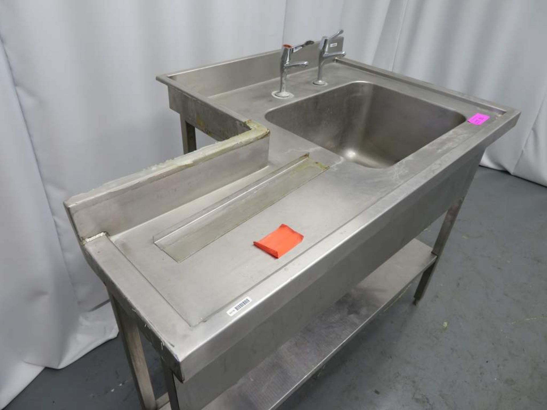 Stainless Steel Single Sink. Dimensions: 1200x700x990mm (LxWxH) - Image 5 of 5