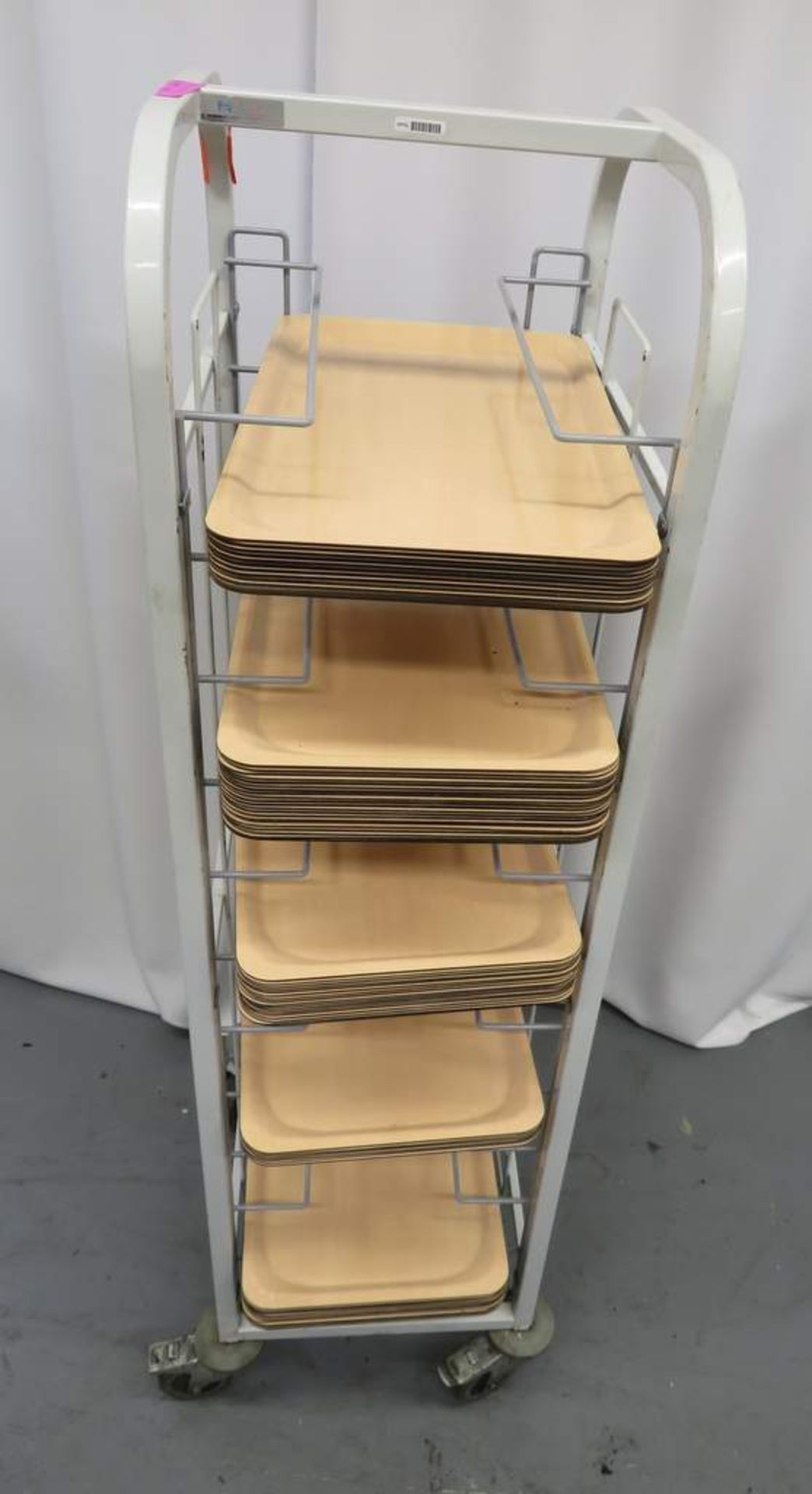 Mobile Single Tray Rack. Dimensions: 420x500x1570mm (LxWxH) - Image 2 of 3