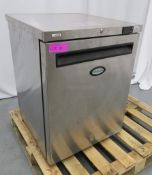 Foster HR150-A Refrigerator. Dimensions: 600x640x820mm (LxWxH)