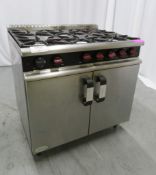 Moorwood Vulcan 6 Ring Gas Burner.