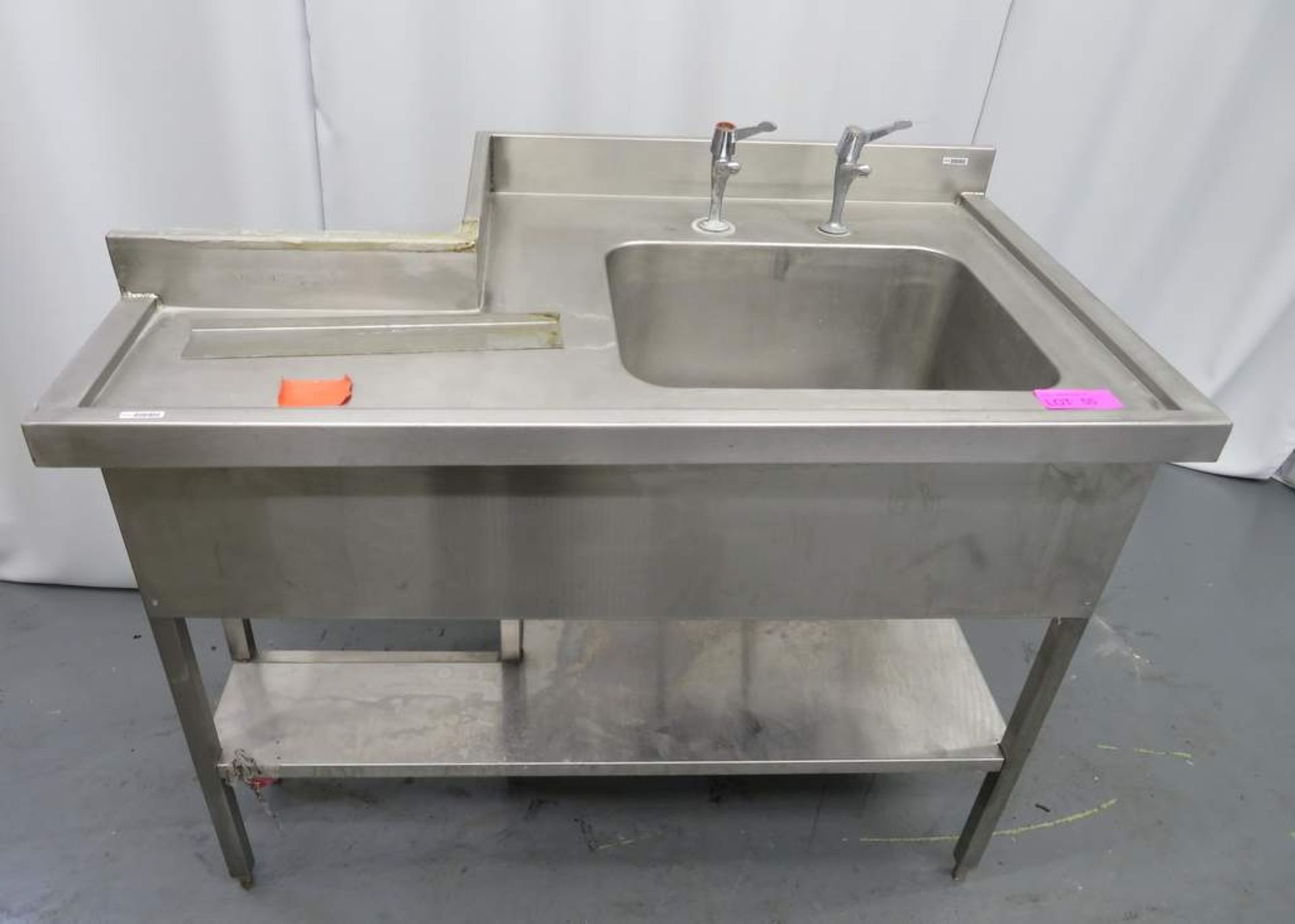 Stainless Steel Single Sink. Dimensions: 1200x700x990mm (LxWxH) - Image 2 of 5