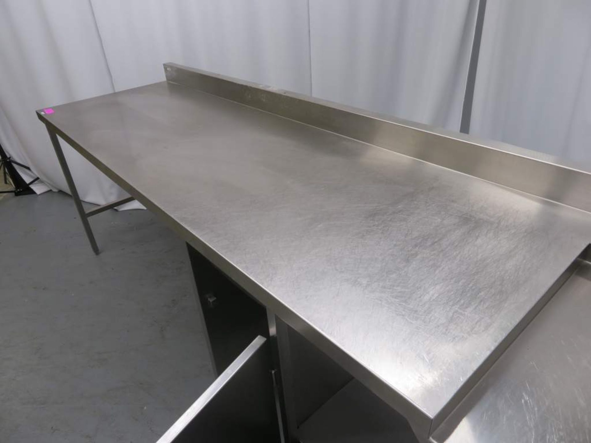 Stainless Steel Multi Purpose Prep Worktable. Dimensions: 2900x800x1200mm (LxWxH) - Image 7 of 7