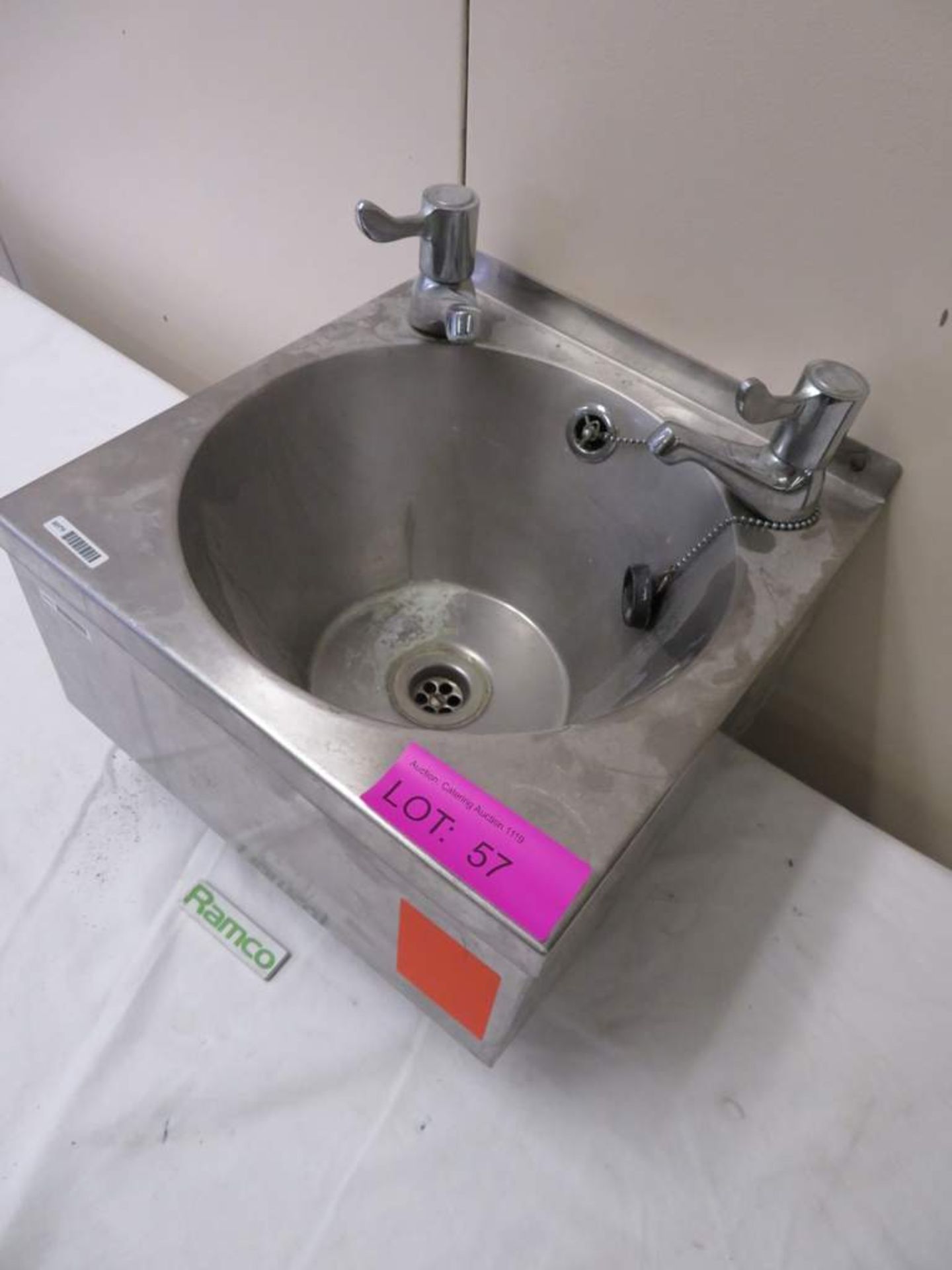 Stainless Steel Wall Mounted Sink. Dimensions: 340x350x230mm (LxWxH) - Image 3 of 4