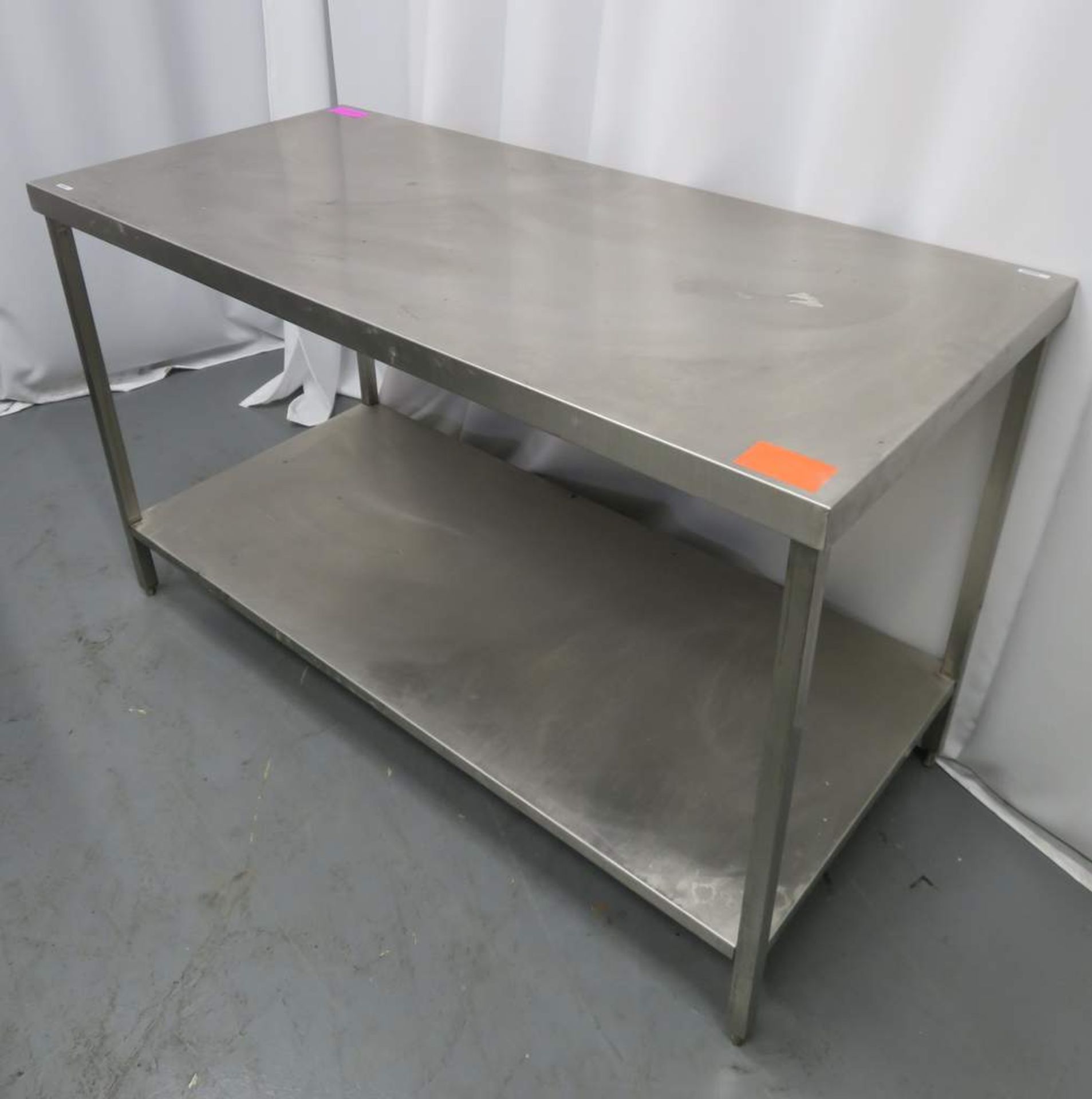 Stainless Steel Preparation Table. Dimensions: 1500x700x920mm (LxWxH) - Image 3 of 4