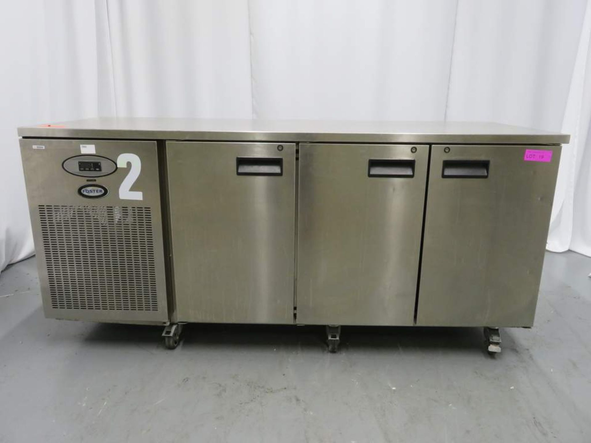 Foster Under Counter Stainless Steel Preparation Fridge, Model: PRO1/3H-A. - Image 2 of 8