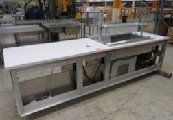 CounterLine Food Display Chiller. Dimensions: 3050x760x1460mm (LxWxH)