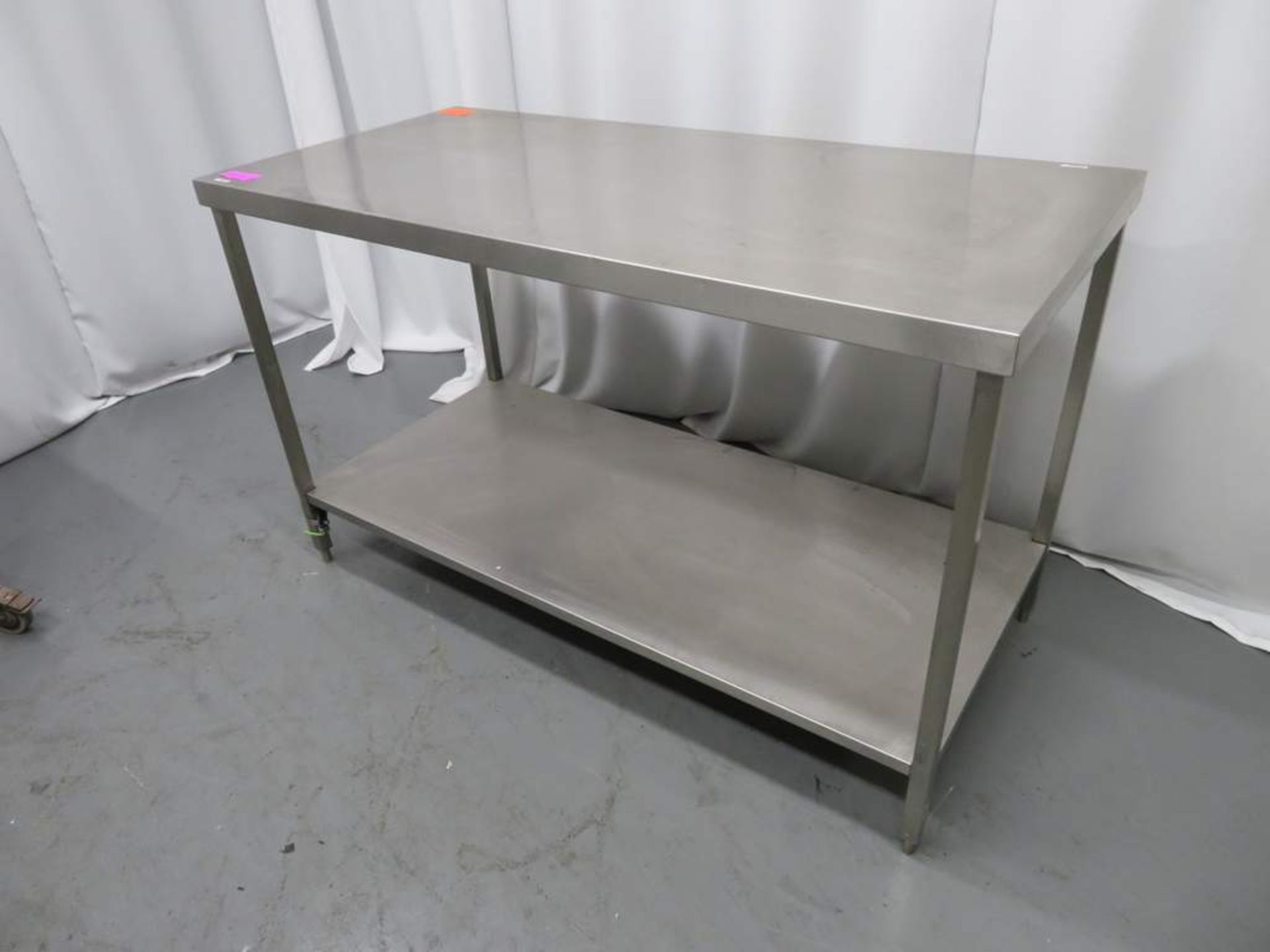 Stainless Steel Preparation Table. Dimensions: 1500x700x900mm (LxWxH) - Image 2 of 4