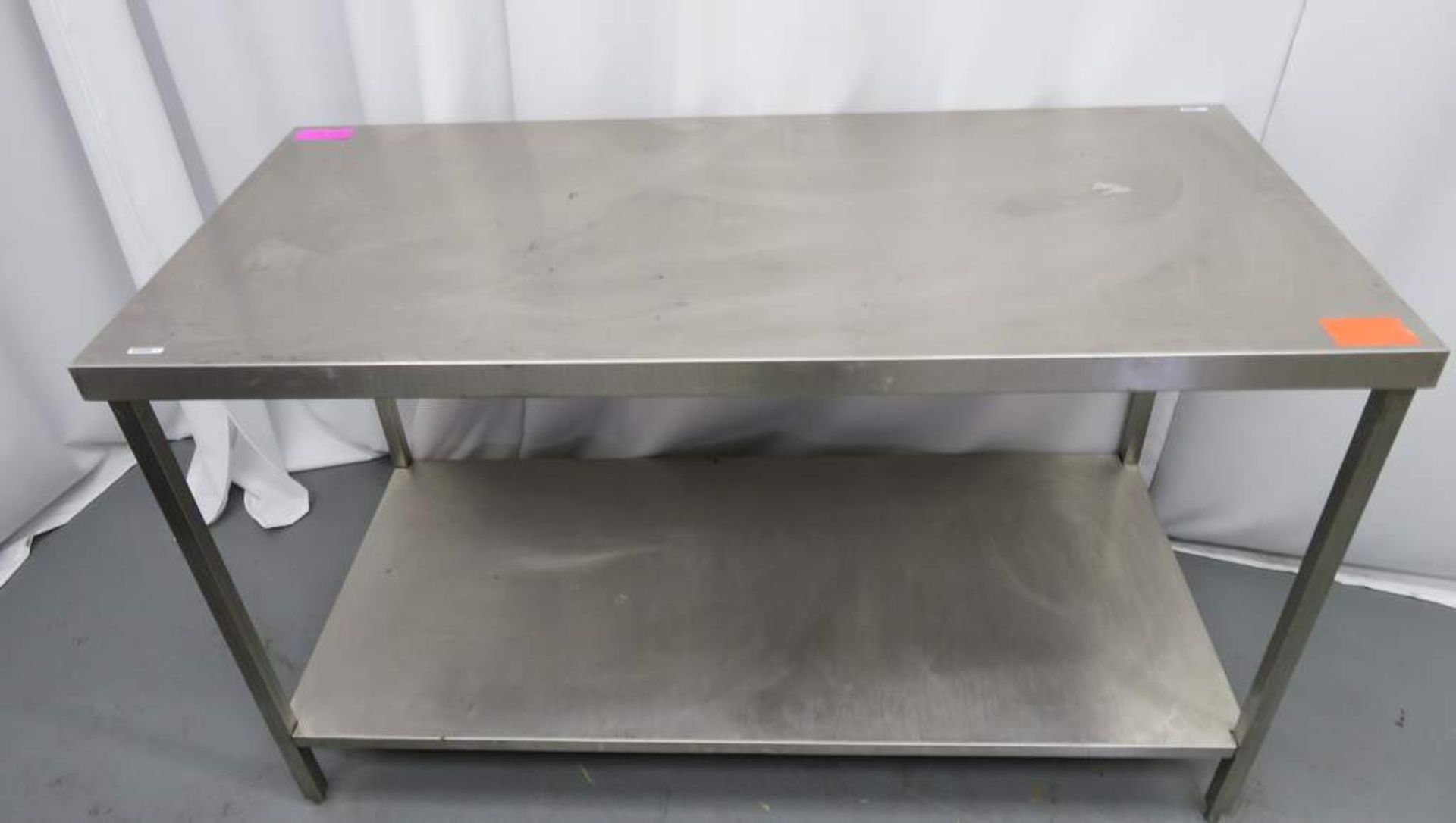 Stainless Steel Preparation Table. Dimensions: 1500x700x920mm (LxWxH) - Image 2 of 4