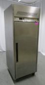 Williams Stainless Steel Upright Fridge. Unknown Model. 230v.