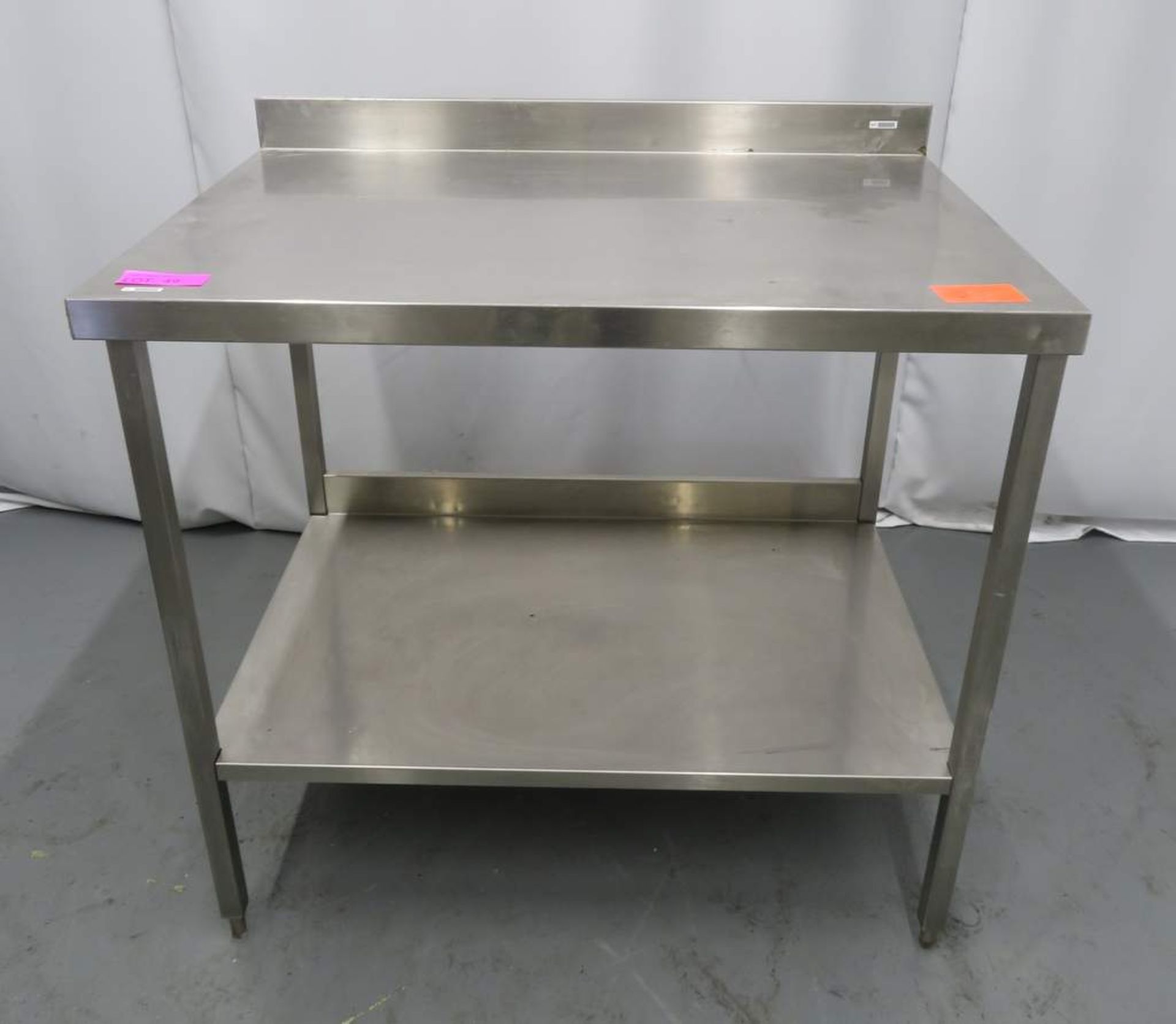 Stainless Steel Preparation Table. Dimensions: 1000x700x910mm (LxWxH) - Image 2 of 4