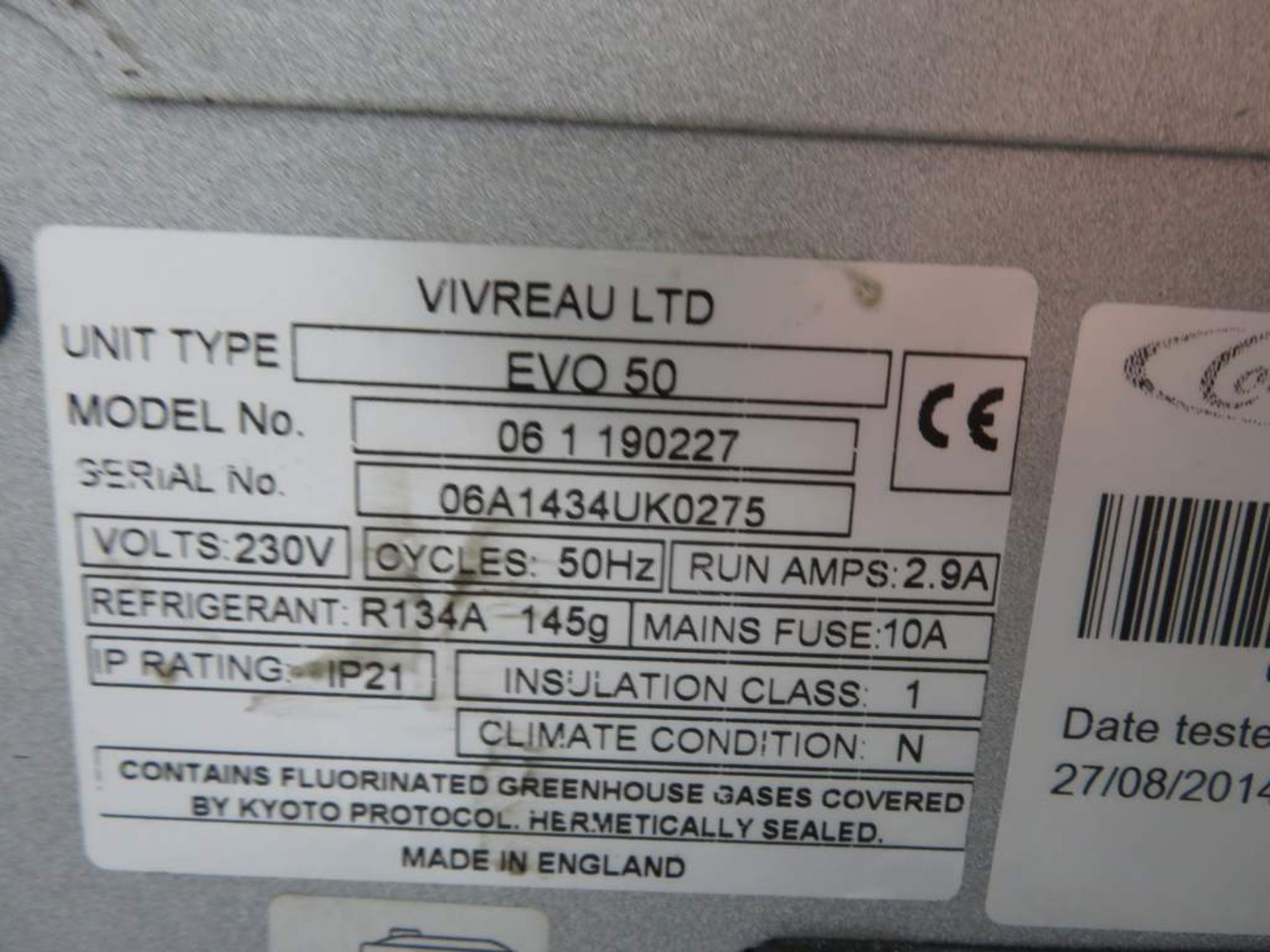 Cornelius Evo50 Water Softner, Vivreau Vertical Cooler Undercounter & Bravilor Bonamat HWA20. - Image 9 of 13