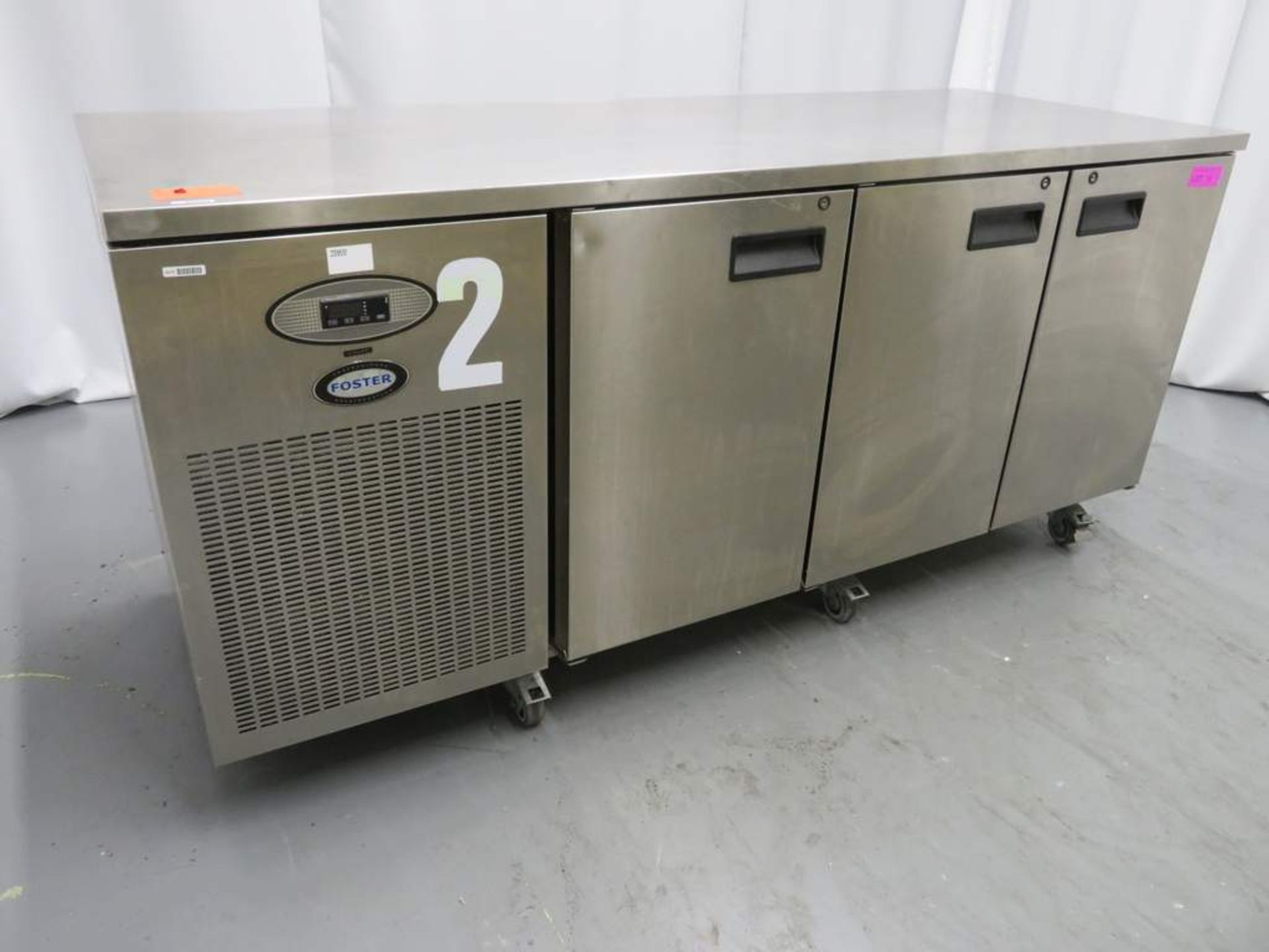 Foster Under Counter Stainless Steel Preparation Fridge, Model: PRO1/3H-A.