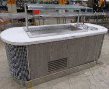 Bain Marie Heated Serving/Display Counter.