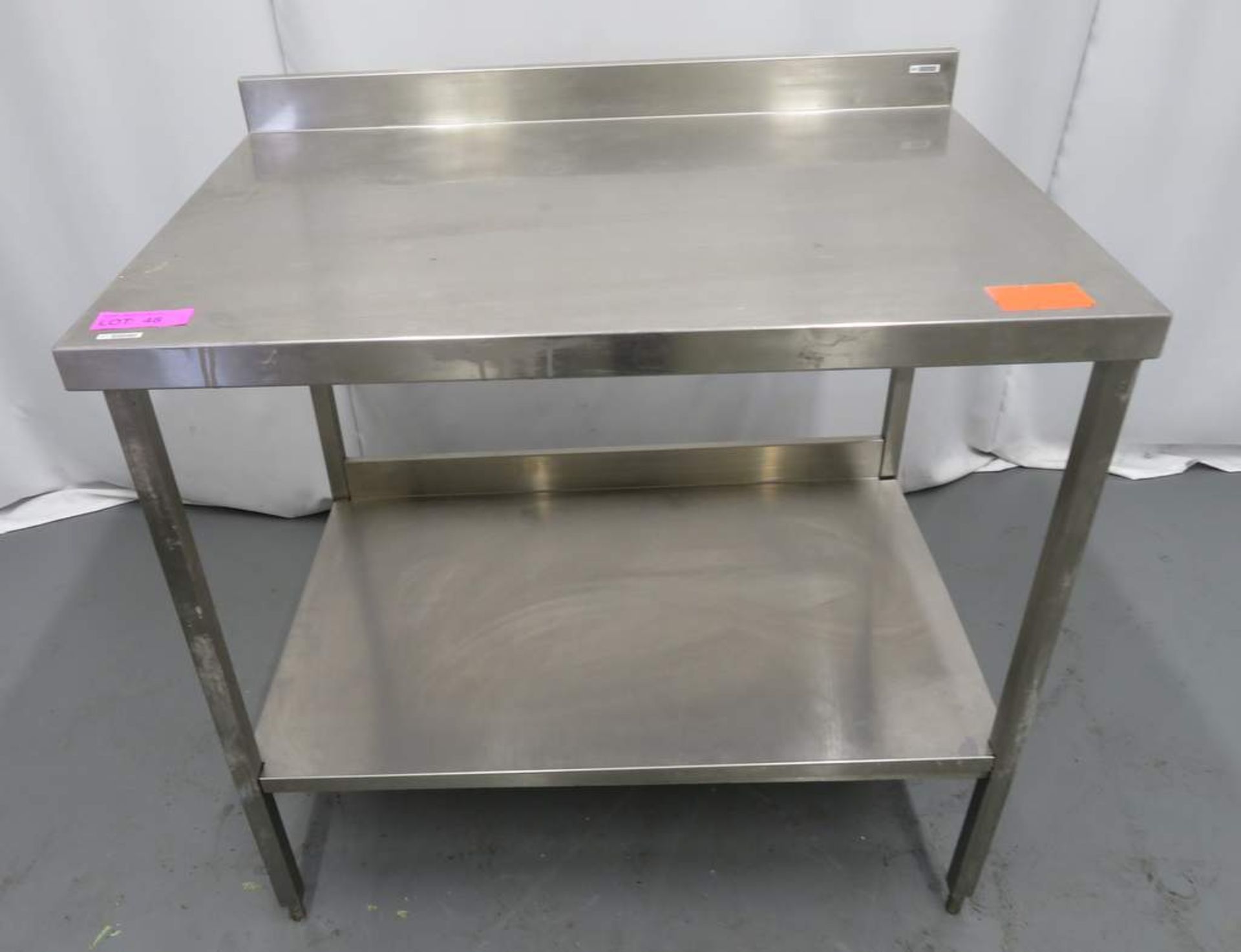 Stainless Steel Preparation Table. Dimensions: 1000x700x910mm (LxWxH) - Image 2 of 4