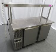 Precision LCU 211 - 2 Door Freezer Counter - 670 Series.