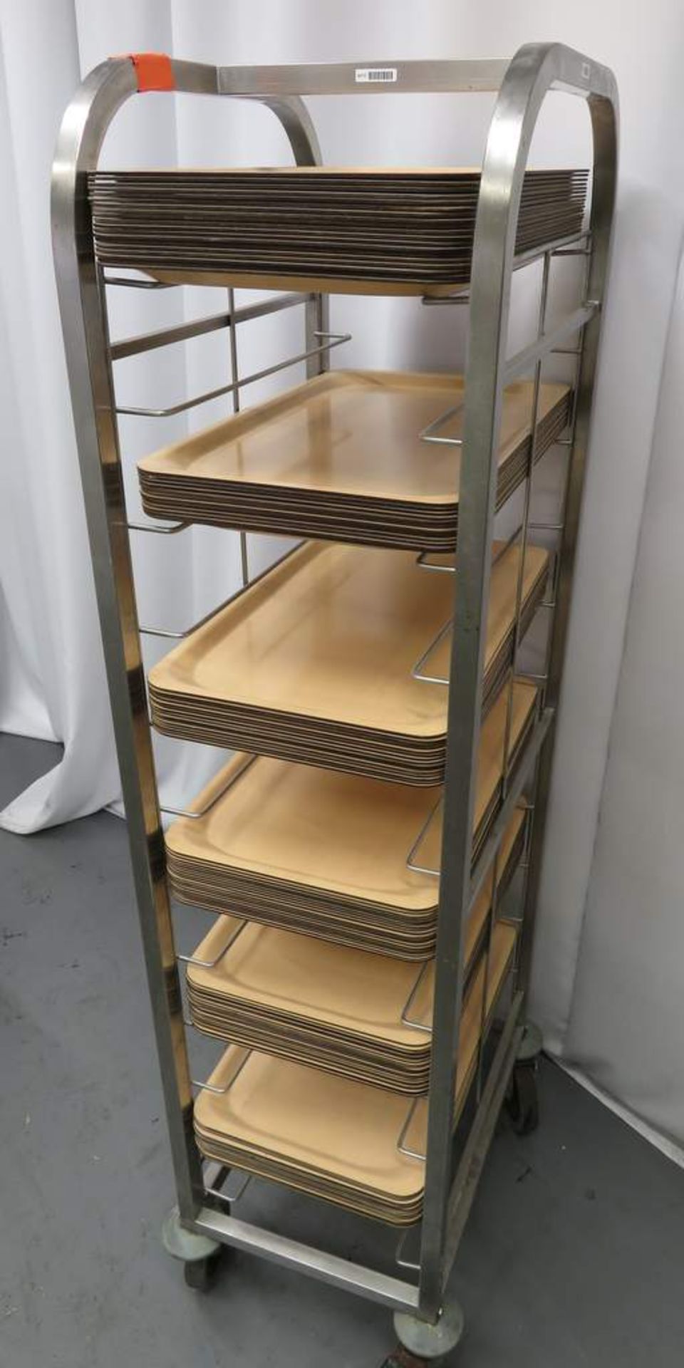 Single Tray Rack Mobile With Trays L380xW540xH1600mm (LxWxH) - Image 3 of 3