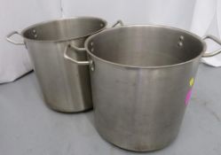 2x Cooking Pot With Handles.