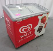 Walls Ice Cream Chiller. Dimensions: 1000x650x880mm (LxWxH)