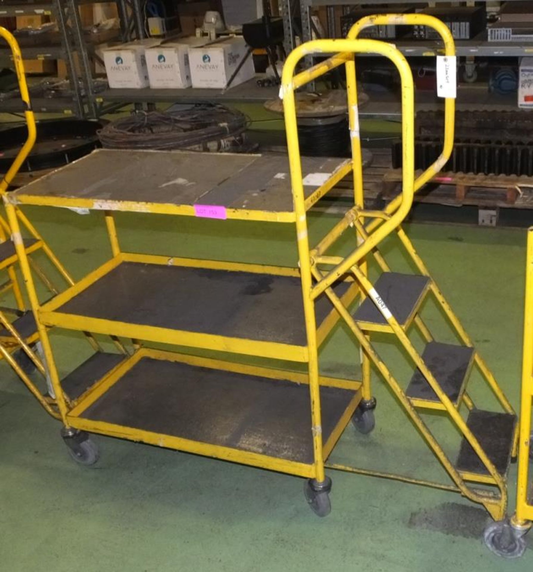 3 Tread Safety Steps Picking Trolley