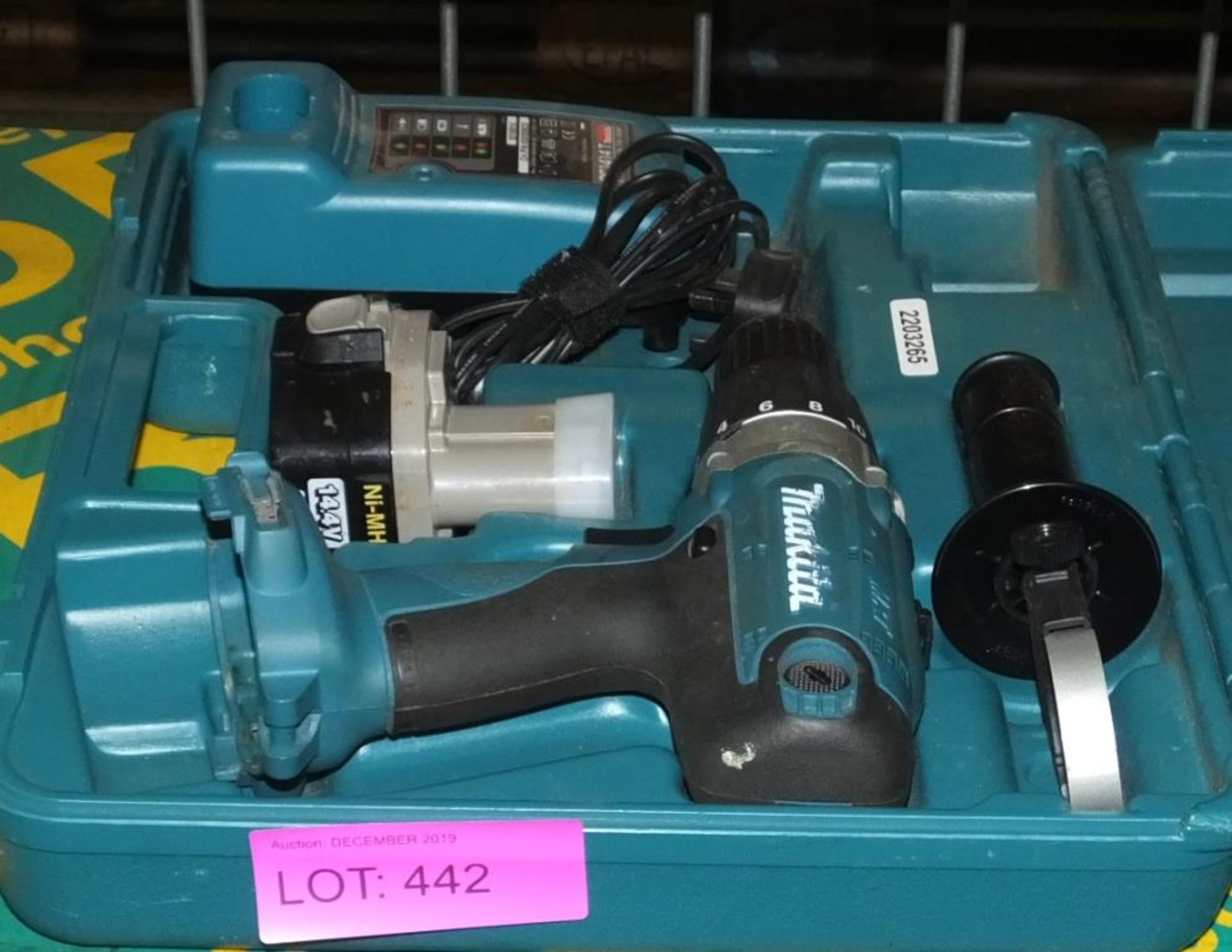 Makita 8434D Drill Cordless 14.4v - Charger Case - Image 2 of 2