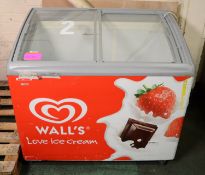 Walls Ice Cream Chiller W1000 x D650 x H880mm.