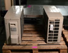 2x Daikin Inverter Air Conditioner Heat Pump Outdoor Units.