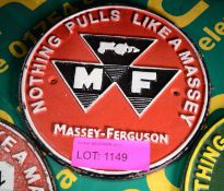 Massey-Ferguson Cast Sign.