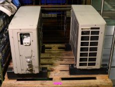 2x Daikin Inverter Air Conditioner Heat Pump Outdoor Units.