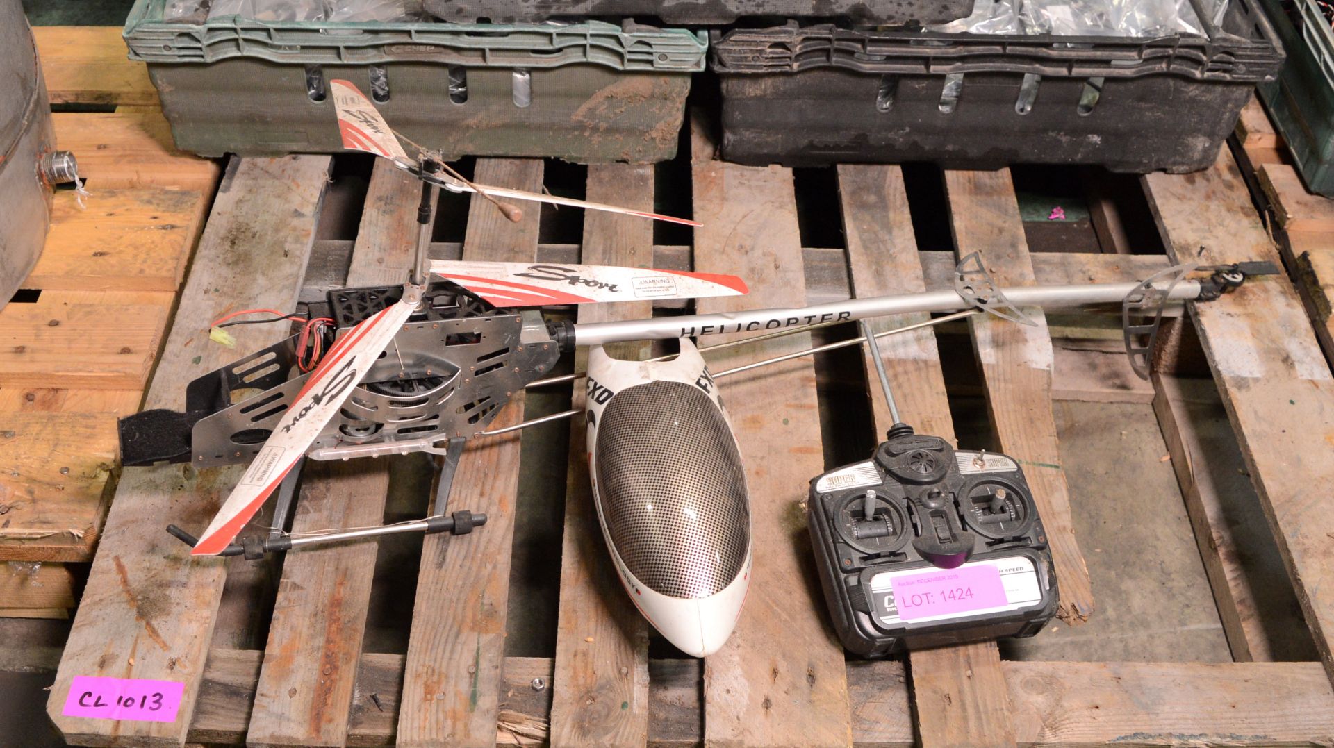 Radio Controlled Model Helicopter.