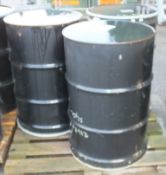3x 45 Gallon Drums