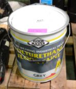 20ltr Floormaster Grey Polyurethane Floor Paint - COLLECTION ONLY.