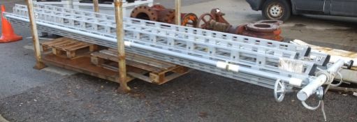 Aluminium Triple Ladder 20-Rung Per Section - COLLECTION ONLY