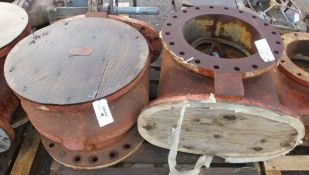 2x Large Bell Type Valves