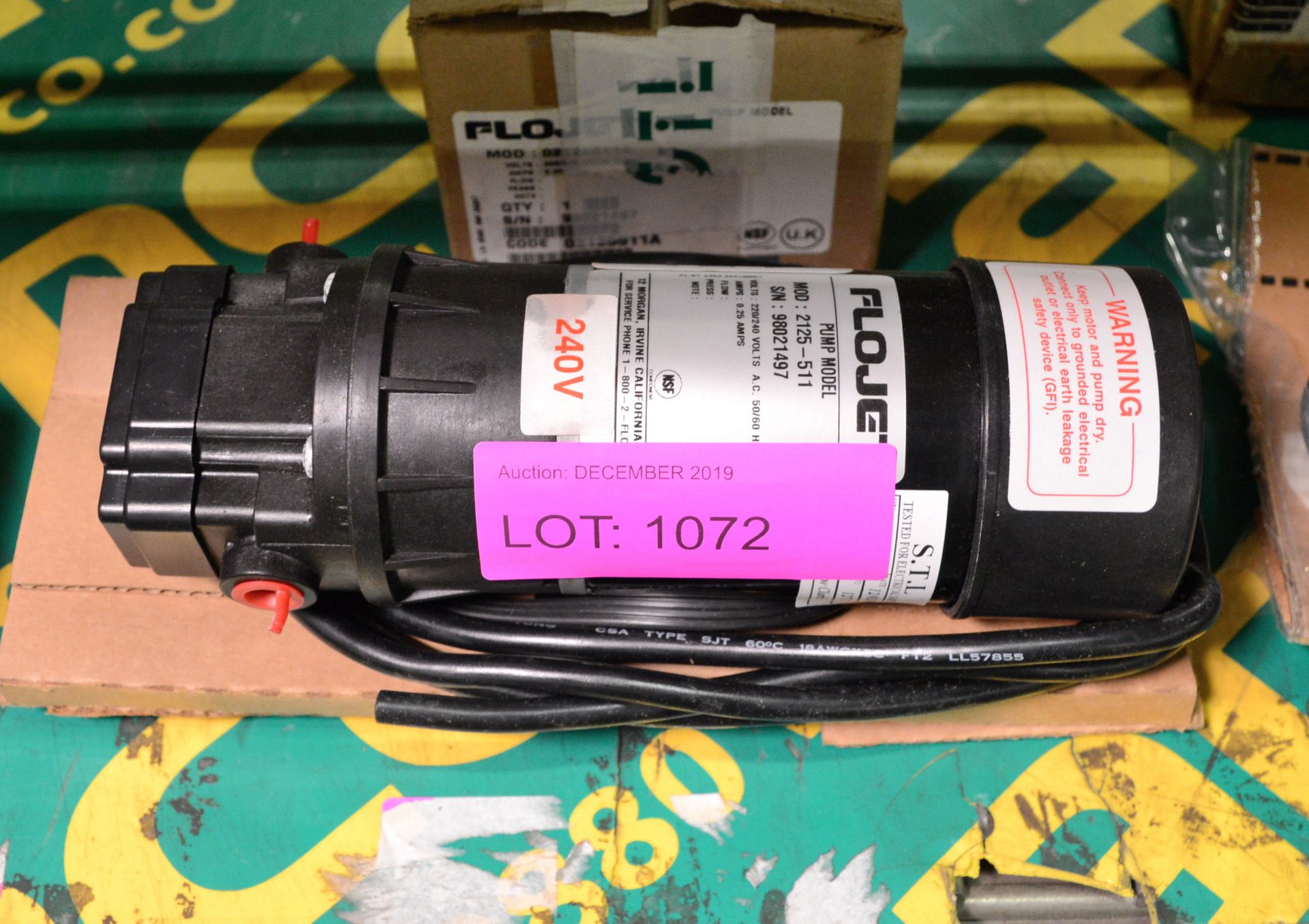 STL Flojet 2125-511 240V Pump.