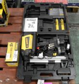 DeWalt C5 Trak-It Gas Actuated Nail Gun with Nails & Gas Cartridges.